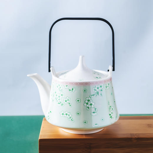 5头天元提梁壶—绿茵花语茶具套装 商品图4