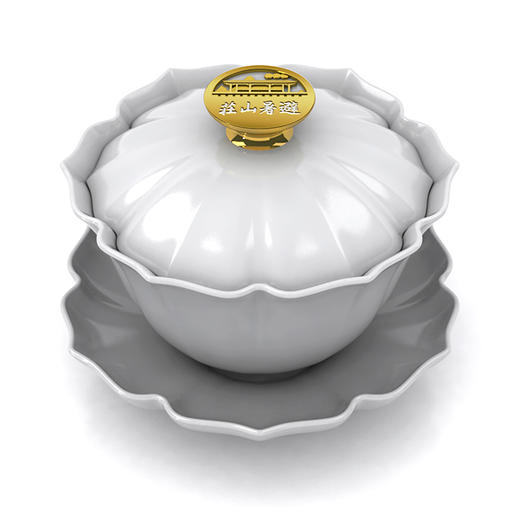 承德避暑山庄珍藏版-宫窗御景-马克盖碗 商品图4