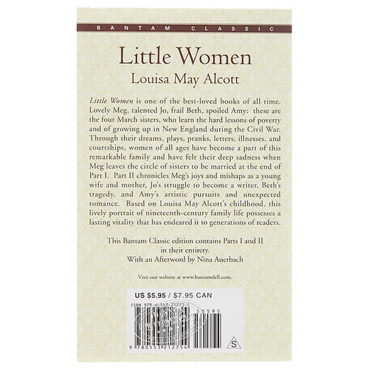 【中商原版】小妇人 英文原版 LITTLE WOMEN 路易莎 梅 奥尔科特 世界经典名著 商品图1
