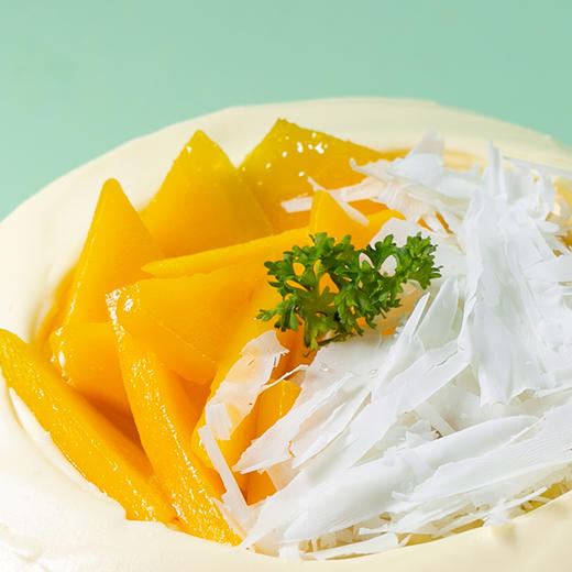 榴莲芒果双拼鲜果裸蛋糕