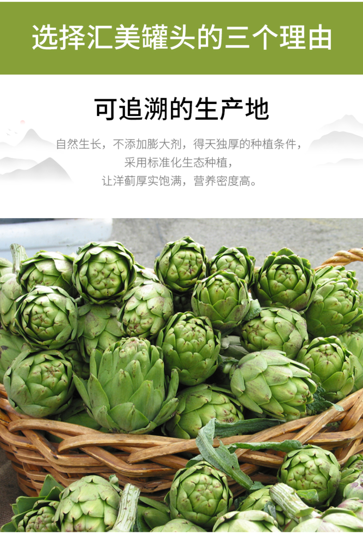 爱可道洋蓟鲜果精制蔬菜罐头390g【洋蓟罐头】