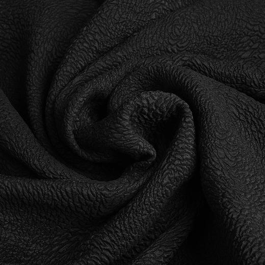 YMN-L6HT698新款时尚大码纯色中长款长袖真丝连衣裙 商品图3