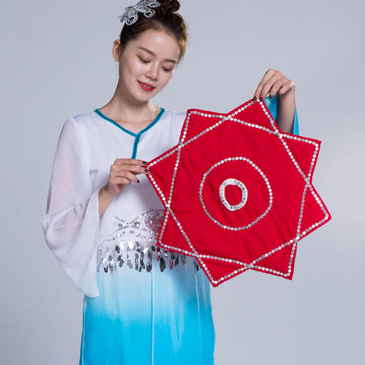 广场舞手绢舞蹈手帕扭秧歌麻纱手绢2条起卖