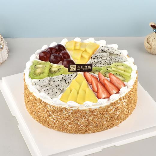 【鲜果蛋糕】水果缤纷--椰香鲜果蛋糕，甜而不腻，黑色巧克力，香味浓郁 商品图1