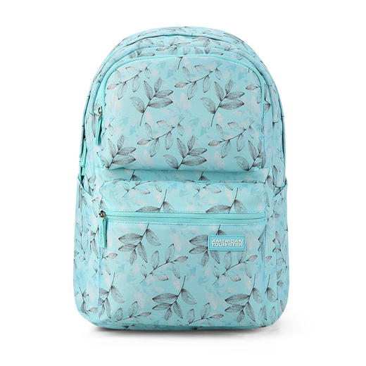 【美旅】轻便耐磨 大容量 水杯雨伞 时尚印花 纯色 胸扣 舒适背负 多隔层口袋 背包 书包 双肩包 BJ6 商品图1