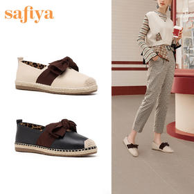 商场同款 | Safiya/索菲娅鞋子女潮鞋春季新款渔夫鞋平底单鞋SF93111103