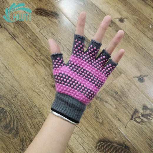 HWT华威特瑜伽手套防滑女士健身专用半指（十双包邮） 商品图9