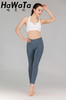 HaWaTa纯色修身长裤薄款 修臀瑜伽裤九分小脚裤夏季瑜伽服 商品缩略图3