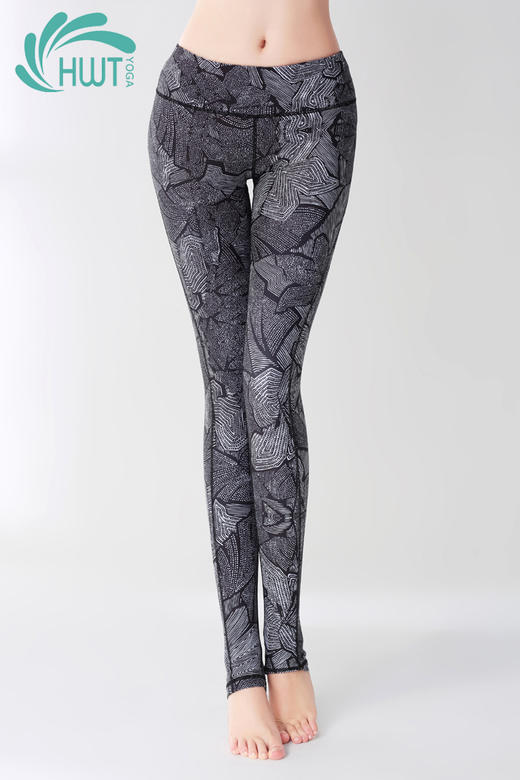 《捡漏专场 棉感加厚 不退换》HWT白色花瓣九分小脚裤瑜伽裤运动裤白色花瓣	H261238 商品图5