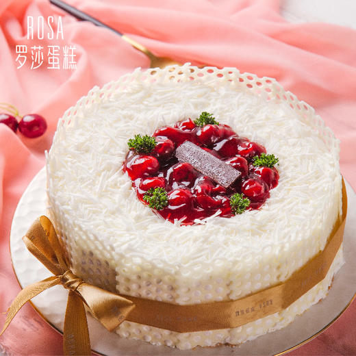 【罗莎雪白皇冠】6寸生日蛋糕 商品图0