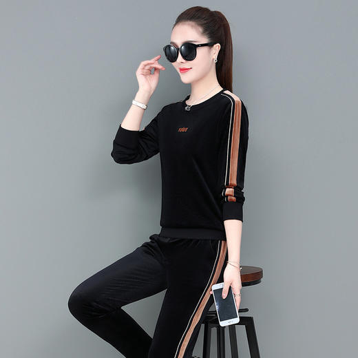 XMH-BLJ-2081春季韩版时尚休闲运动套装两件套 商品图2