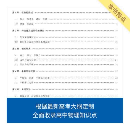 来川高中物理知识框架与学习方法蓝宝书|物理快速提分 思维导图 商品图1