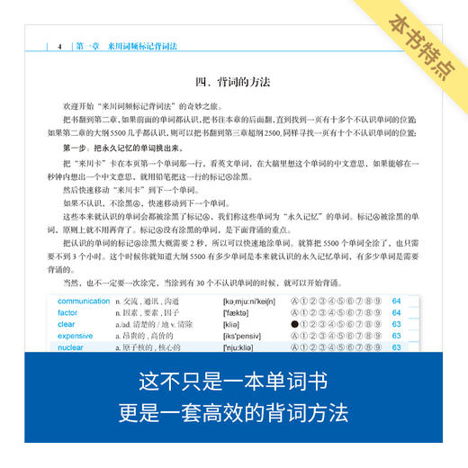 来川考研英语单词蓝宝书 |来川背词法 考研用书 商品图1
