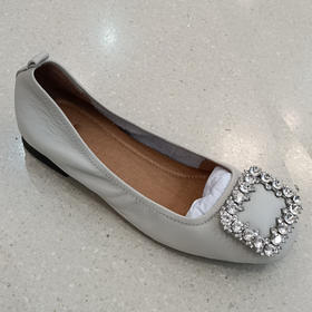 西村名物浅口方扣带钻单鞋X29CE30071