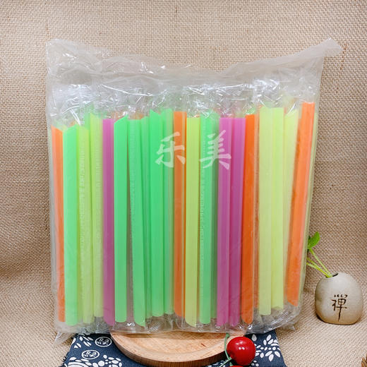 粗吸管100支装（颜色随机） 商品图3