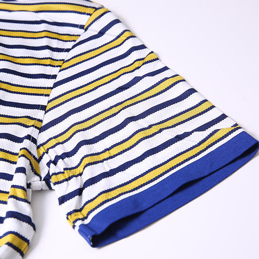 YvesFigarau伊夫·费嘉罗夏季男士简约舒适修身透气商务休闲圆机短袖T恤615814 商品图10