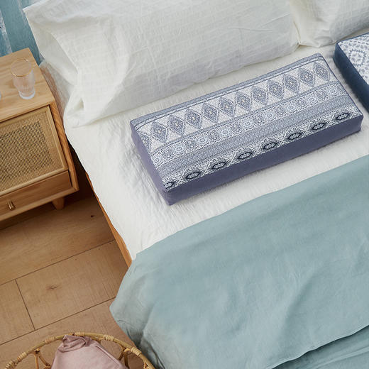 中式古典长方形双单人荞麦枕头护颈椎枕头棉枕套成人全荞麦壳枕头 商品图2