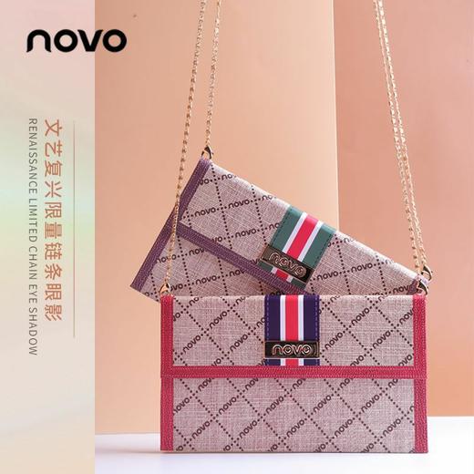 【限量16色眼影】NOVO文艺复兴链条眼影 南瓜色系哑光亮片眼影盘INS超火 商品图3
