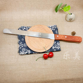木柄不锈钢蛋糕刀裱花刀面包刀 （随机发）
