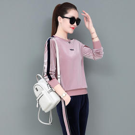 XMH-BLJ-2081春季韩版时尚休闲运动套装两件套