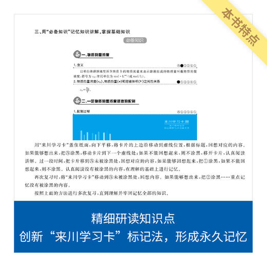 来川高中化学知识框架与学习方法蓝宝书|化学快速提分 思维导图 商品图3