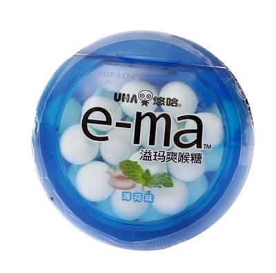 日本进口悠哈溢玛薄荷味爽喉糖33g 商品图2