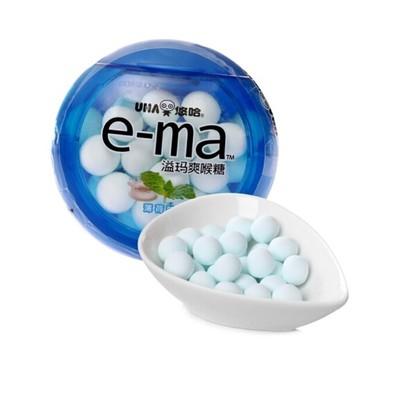 日本进口悠哈溢玛薄荷味爽喉糖33g 商品图0