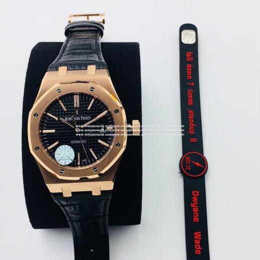 JF 标杆神器 爱彼AP 15400全玫瑰金黑面皮带款 ＂V5＂升级版[拳头][拳头]直径41mm，搭载进口9015改原版Cal.3120全自动机芯，V5＂版主要升级技术特点 商品图10