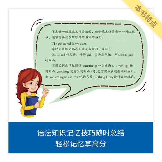 来川小学英语语法分级讲练蓝宝书/小学语法大全 商品图3