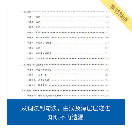 《来川初中英语语法分级讲练蓝宝书》 商品图1