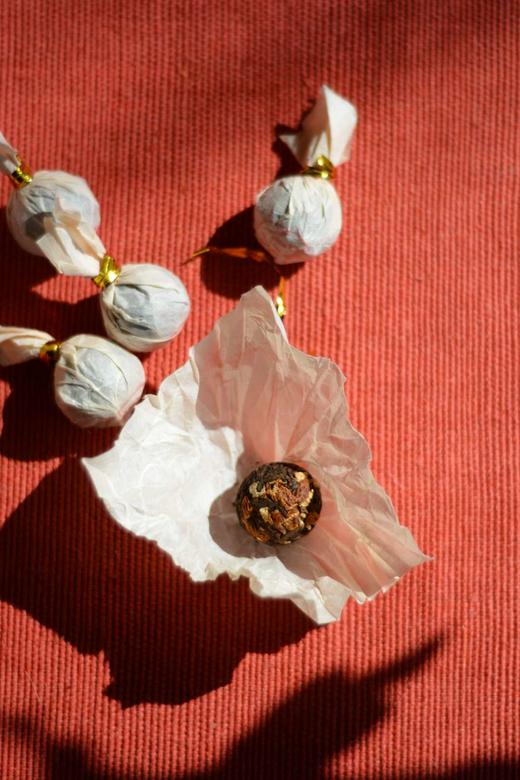 云南特级浓香型古树龙珠陈皮熟普洱茶 商品图7