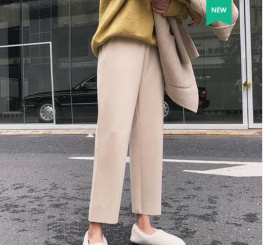 女装测试-时尚百搭米色裤子 商品图0