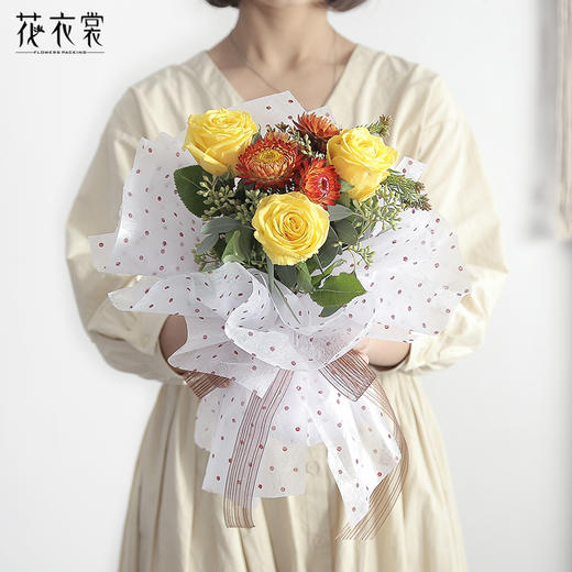 花衣裳--棉花糖内衬纸小圆点---大圆点 商品图4