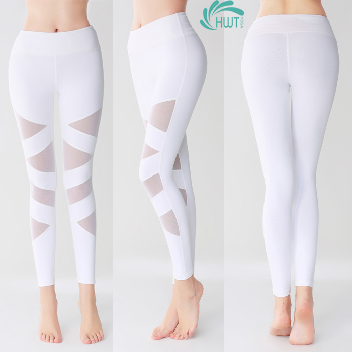 《捡漏专场  不退不换》HWT简单纱网九分小脚裤