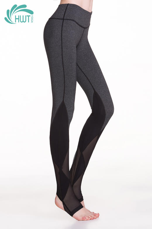 《捡漏专场  不退换》HWT踩脚纱网九分小脚裤瑜伽裤运动裤跑步裤 商品图2