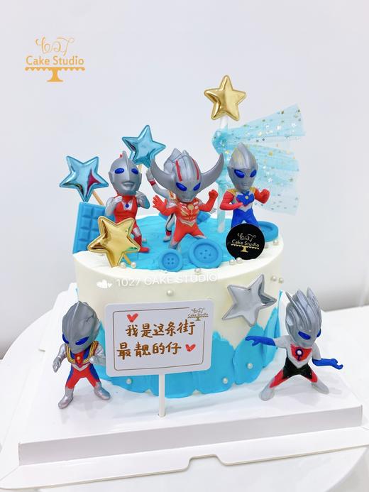 1027CAKE  |  蓝色系 奥特曼主题 商品图0