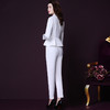 WXY-18071911春装新款白色一粒扣职业流行轻熟御姐西装两件套 商品缩略图2