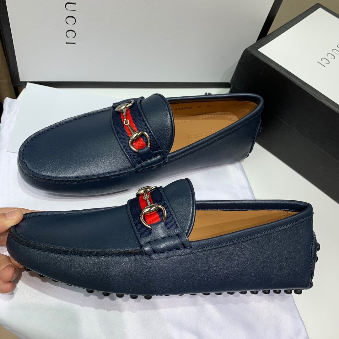 gucci男士豆豆鞋