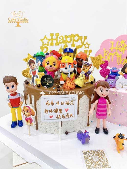 1027CAKE  |  组合蛋糕 一次满足两个愿望  DORA 和 汪汪队 狗狗主题 商品图2