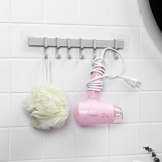 【2只装】厨房浴室挂钩架免打孔挂钩粘钩卫生间墙壁墙上挂钩 商品图3