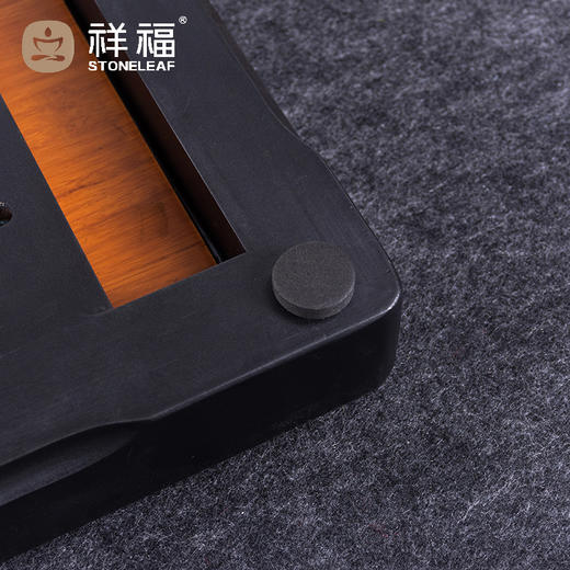 祥福 莲池檀竹小茶盘/尺寸400x200x34mm 商品图6