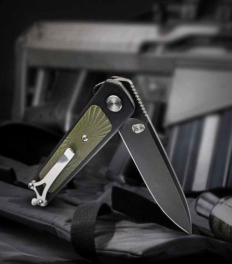 汉道户外小刀随身折叠刀军刀防身刀具野外求生刀生存刀荒野刀折刀