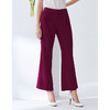 EITIE爱特爱女装春款时尚减龄通勤显瘦高腰微喇阔腿长裤女6105820 商品缩略图1