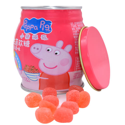 小猪佩奇益生菌草莓软糖105g 商品图0