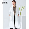 EITIE爱特爱女装春款时尚气质英伦风纯色薄款风衣外套女长款6104807 商品缩略图1