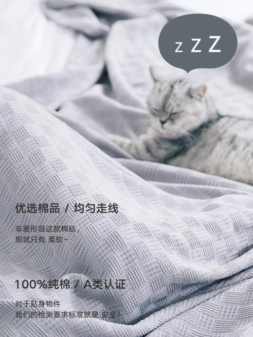 三利纯棉夏季毛巾被单人双人薄盖毯空调夏凉被子纱布午睡毯子床单 商品图2