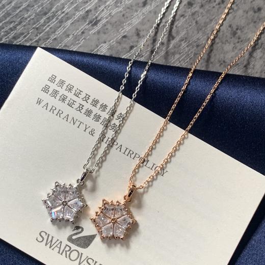 施家气质雪花项链锁骨链首饰轻奢小众配饰礼物 商品图8