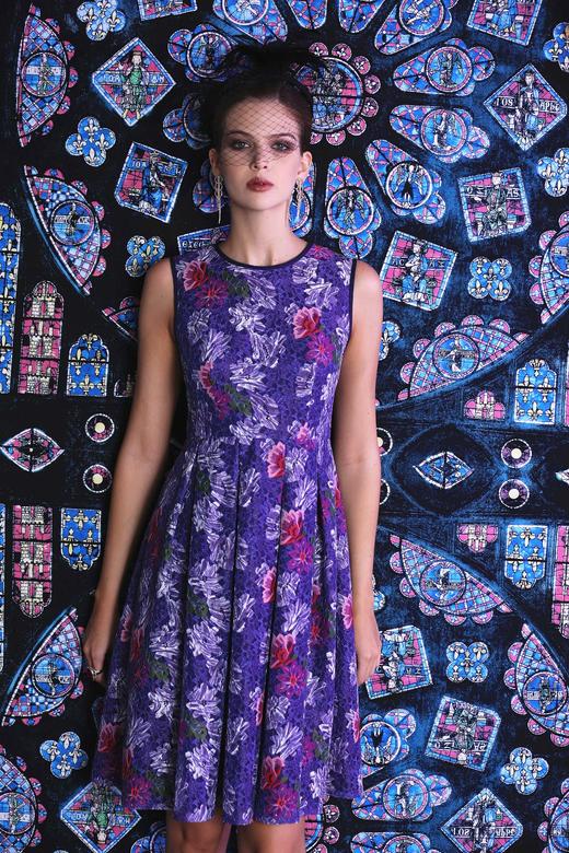 【伯妮斯茵】性格蕾丝短款无袖连衣裙--太阳窗的幻想--《因汉而生--哥特》3S6213 商品图7