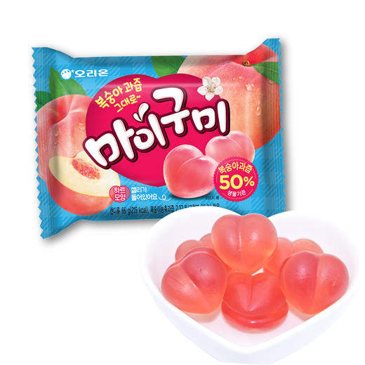 好丽友QQ糖桃子味66g 商品图0