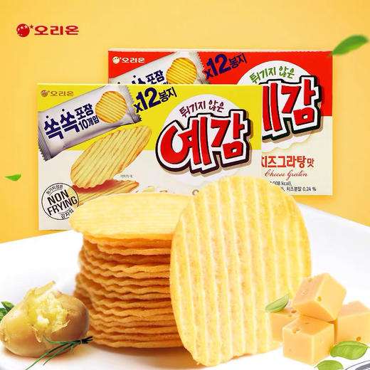 韩国进口食品好丽友薯片 办公室休闲零食 原味 芝士奶酪味 商品图0